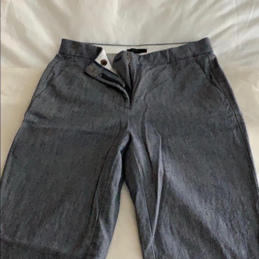 Cropped high rise 100% cotton J Crew Pants